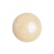 Les perles par Puca® Cabochon 14mm - Opaque beige ceramic look 03000/14413